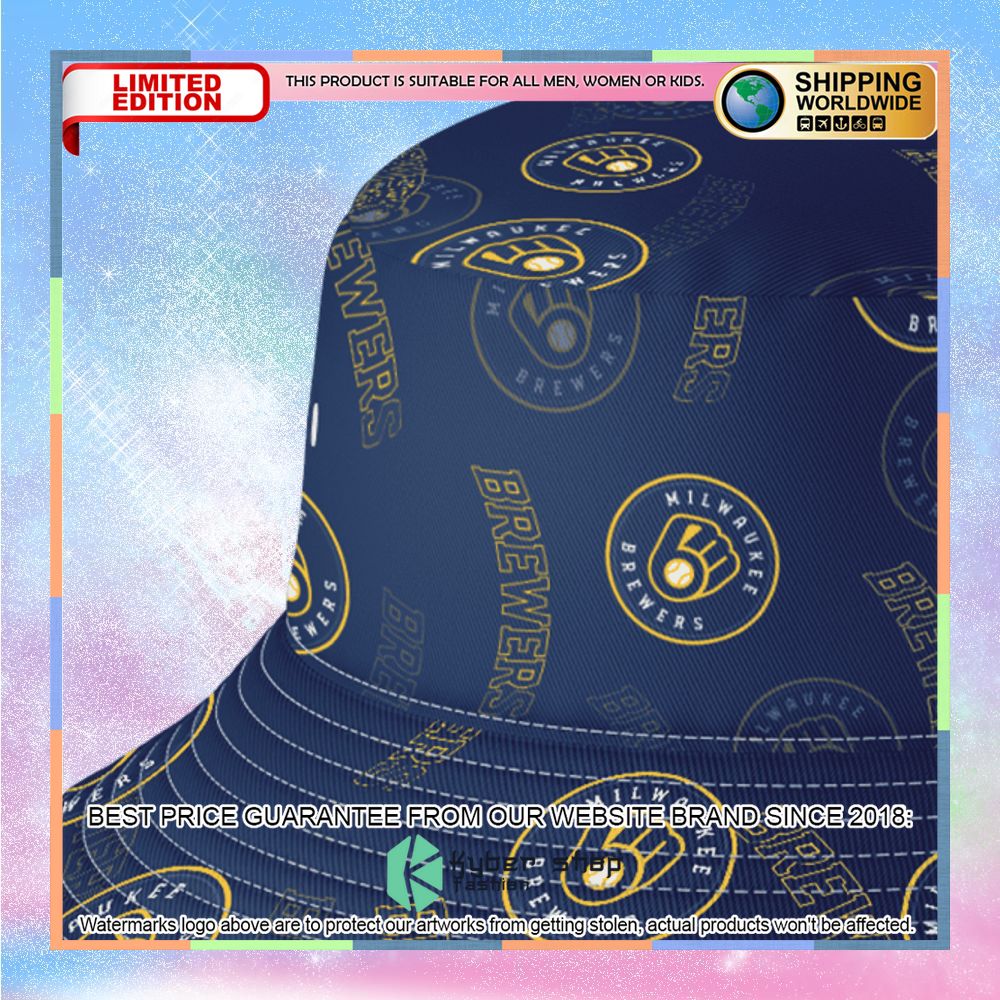 Milwaukee Brewers Bucket Hat 6 milwaukee brewers bucket hat 2 284