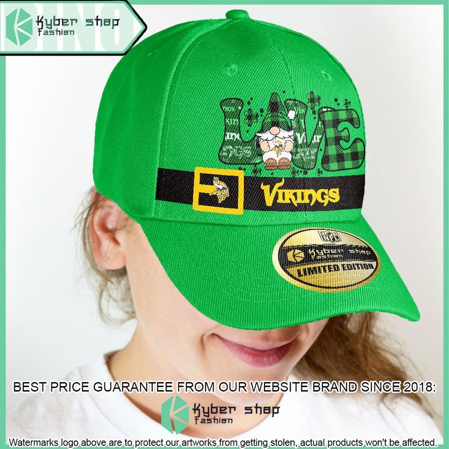 minnesota vikings st patrick day cap hat 2 771