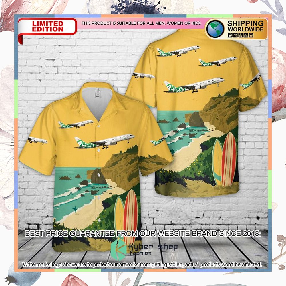Mint Airways Boeing 757 Hawaiian Shirt 3 mint airways boeing 757 hawaiian shirt 1 591