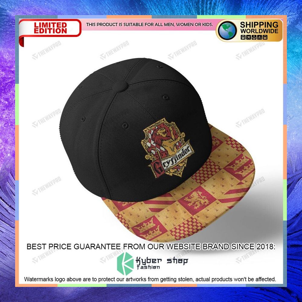 Movie Harry Potter Gryffindor House Snapback Cap 4 movie harry potter gryffindor house snapback cap 1 774