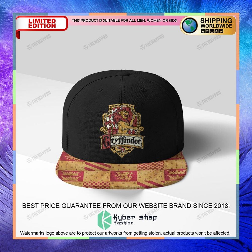 Movie Harry Potter Gryffindor House Snapback Cap 5 movie harry potter gryffindor house snapback cap 2 748