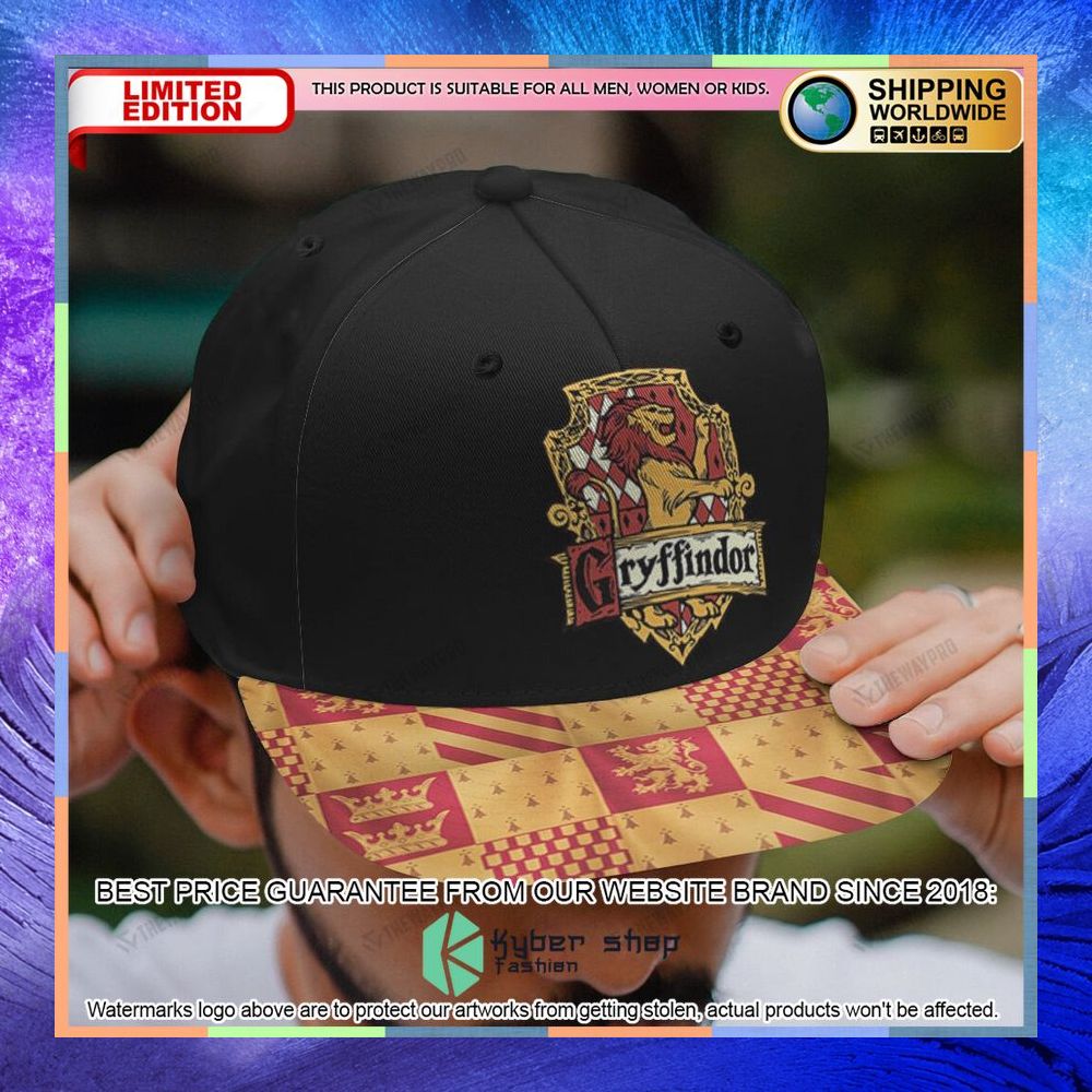 Movie Harry Potter Gryffindor House Snapback Cap 6 movie harry potter gryffindor house snapback cap 3 460