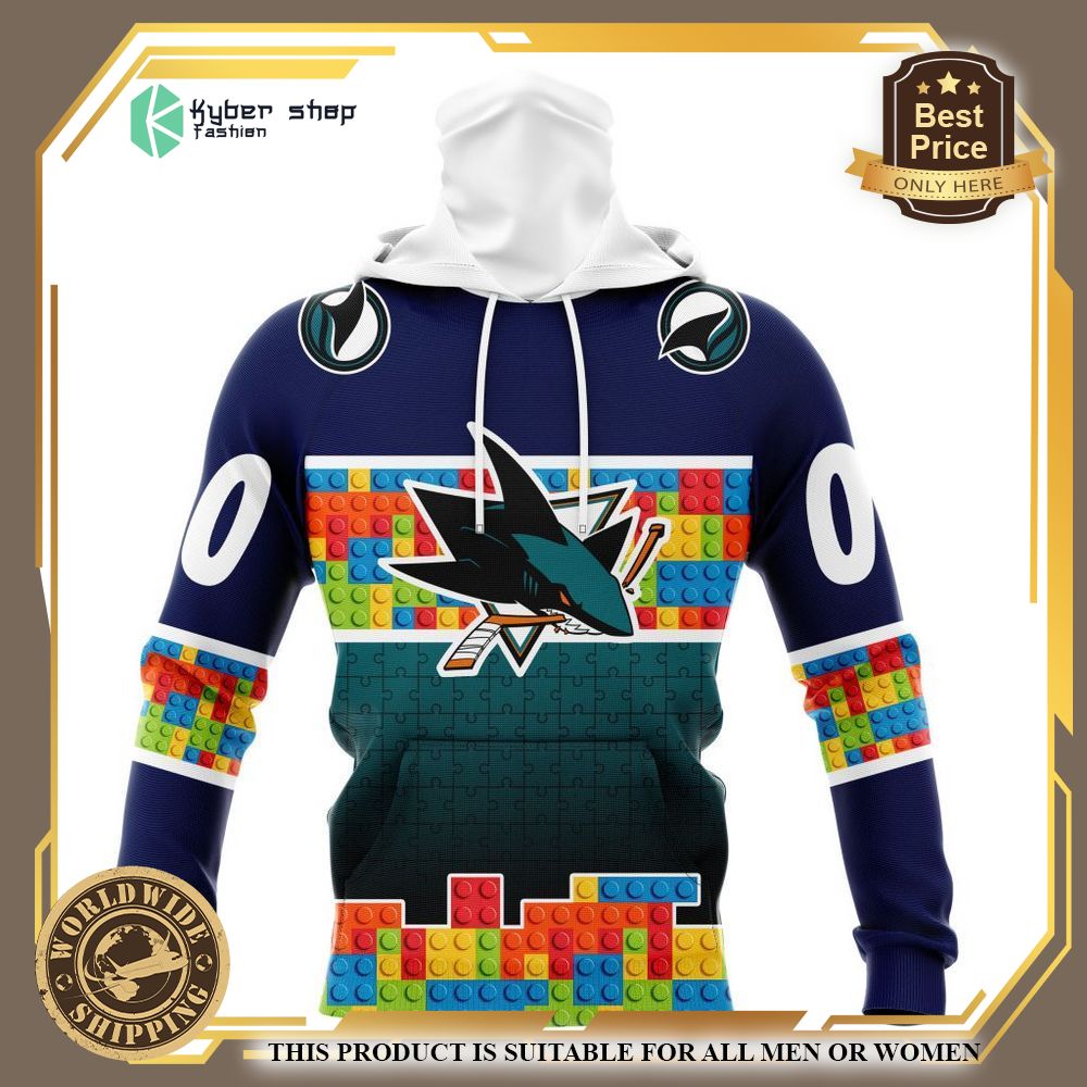 Personalized San Jose Sharks Autism Awareness Shirt, Hoodie 4 personalized san jose sharks autism awareness shirt hoodie 4