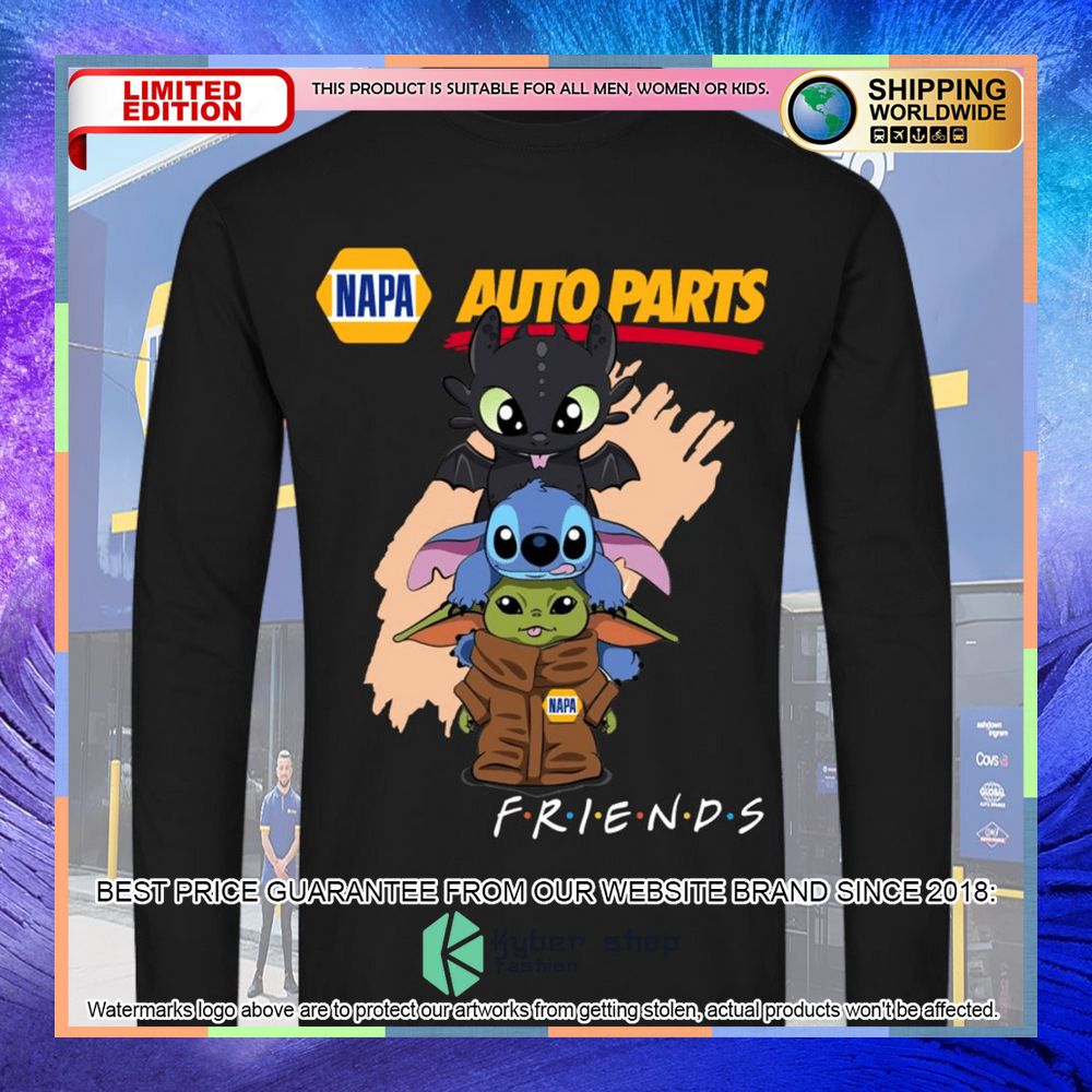 napa auto parts friend the stitch baby yoda and toothless baby shirt hoodie 4 328
