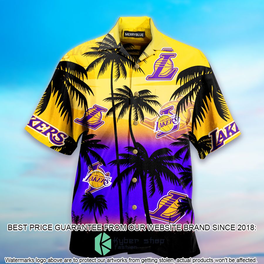 nba los angeles lakers hawaiian shirt 1 23