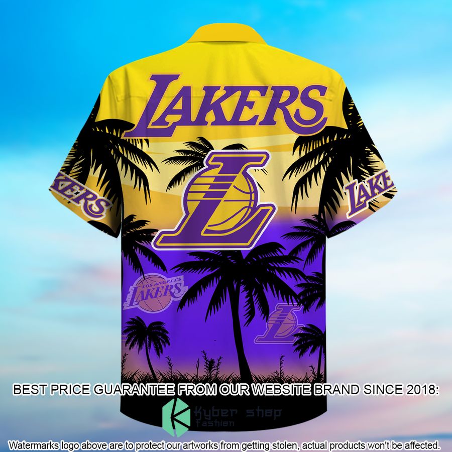 nba los angeles lakers hawaiian shirt 2 170