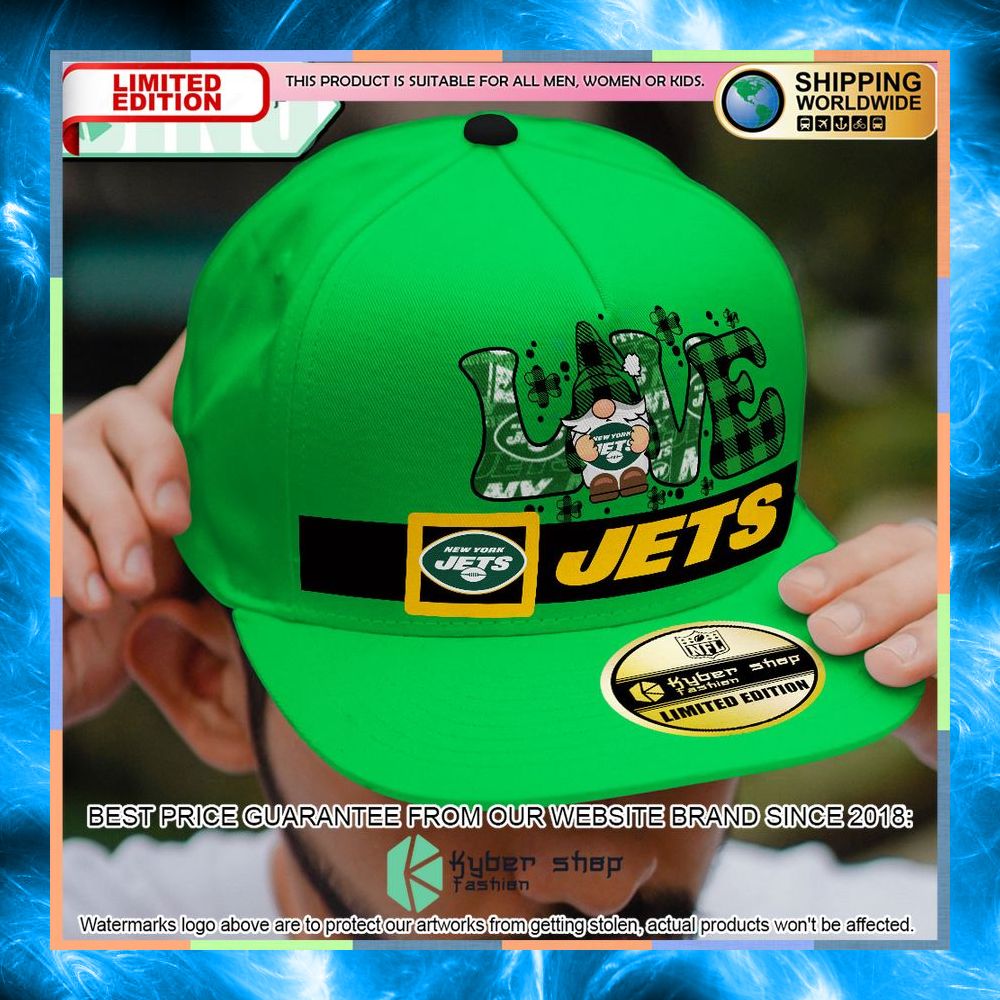 New York Jets St Patrick Day Cap Hat 9 new york jets st patrick day cap hat 3 443