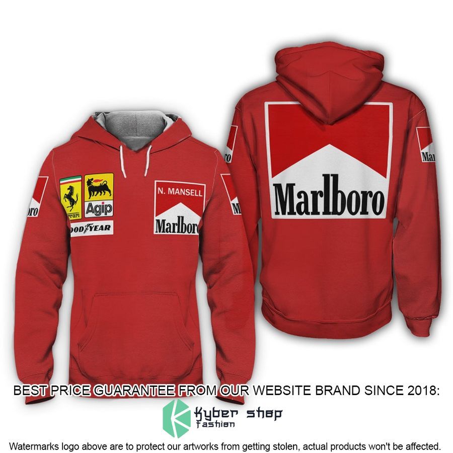 nigel mansell ferrari formula one grand prix 1990 hoodie long pants 1 751
