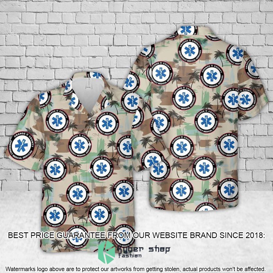 orange county california ems logo hawaiian shirt 1 513