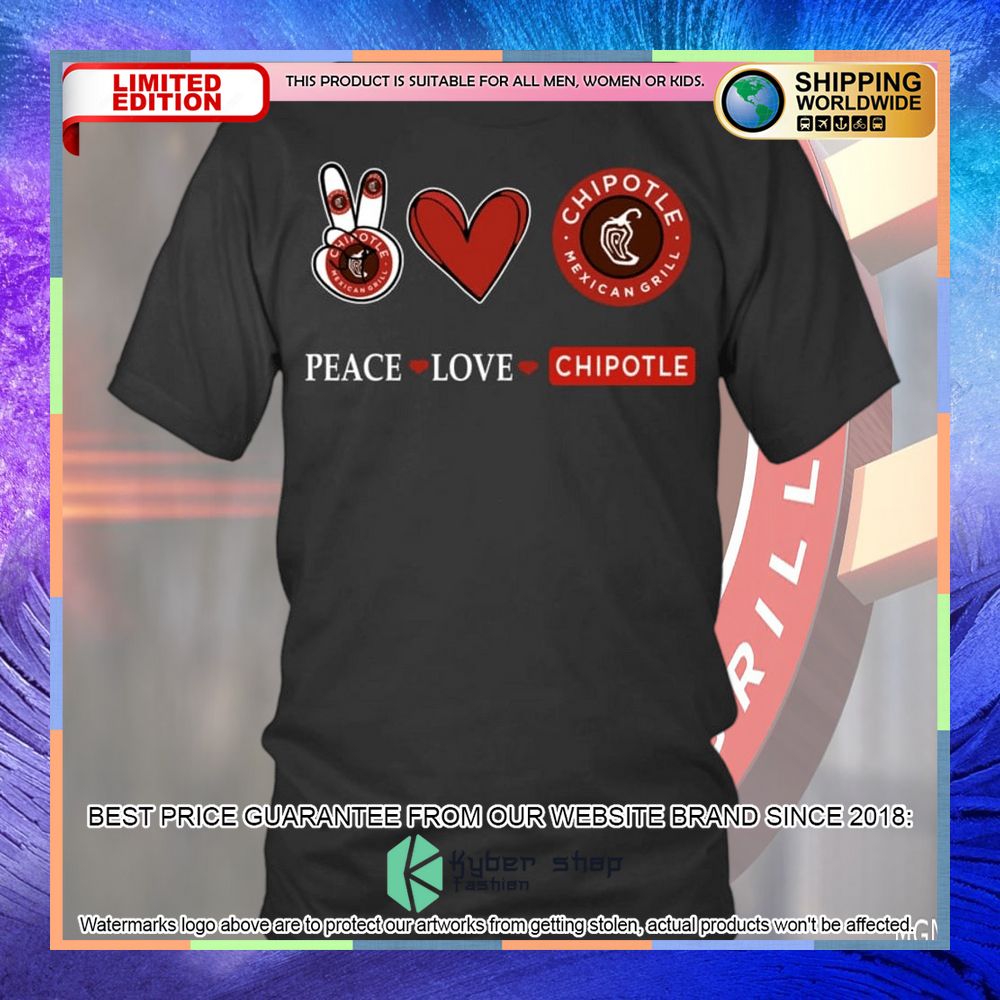 peace love chipotle shirt hoodie 2 518