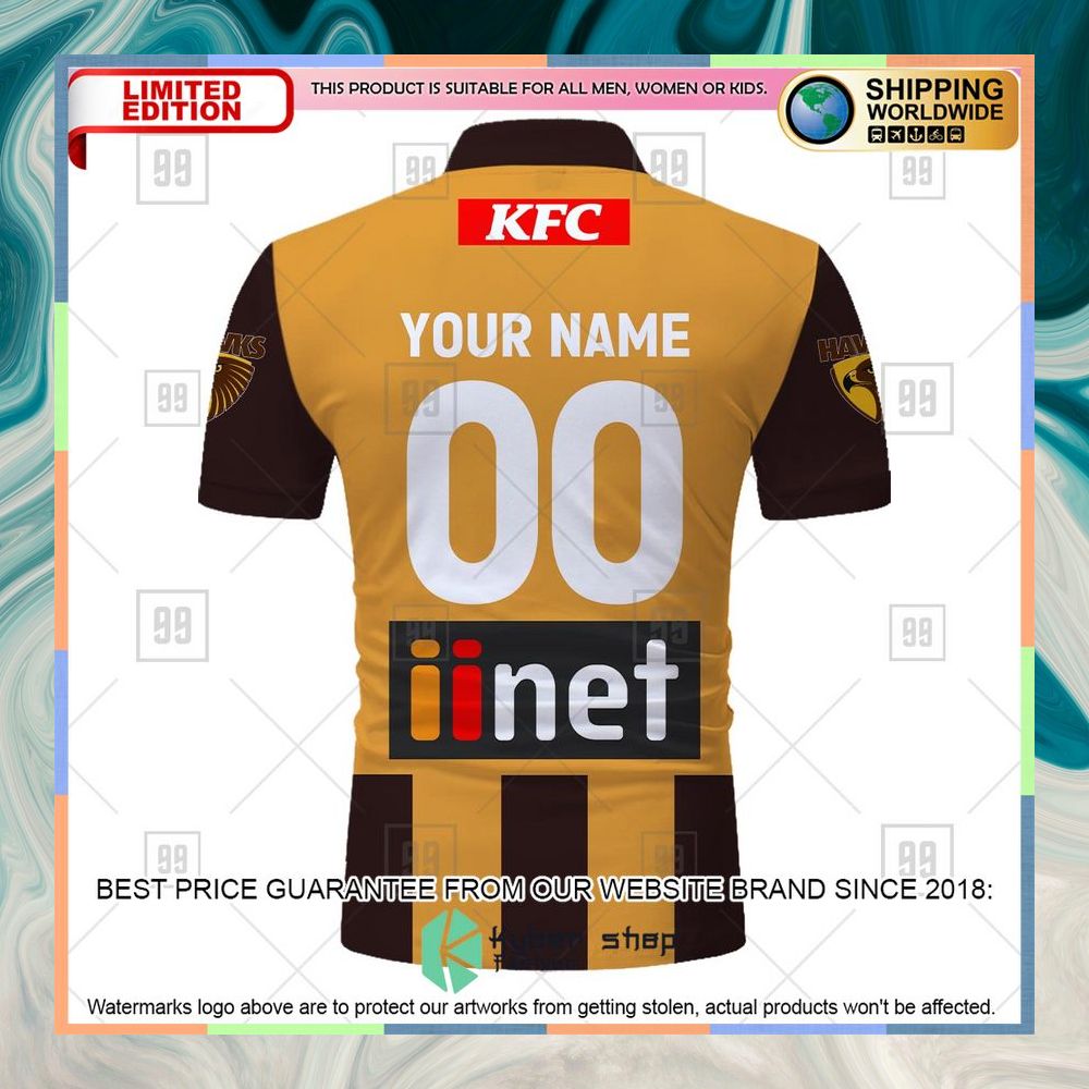 Personalized AFL Hawthorn Hawks Polo Shirt 6 personalized afl hawthorn hawks polo shirt 3 612