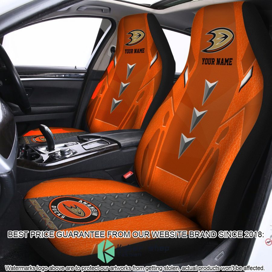 personalized anaheim ducks car seat covers 1 700