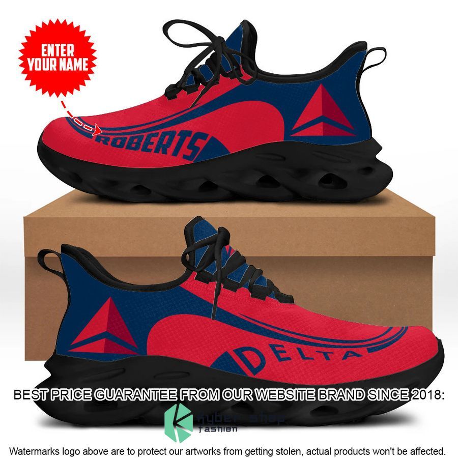 Personalized Delta Air Lines Red Clunky Max Soul Sneaker 3 personalized delta air lines red clunky max soul sneaker 3 655