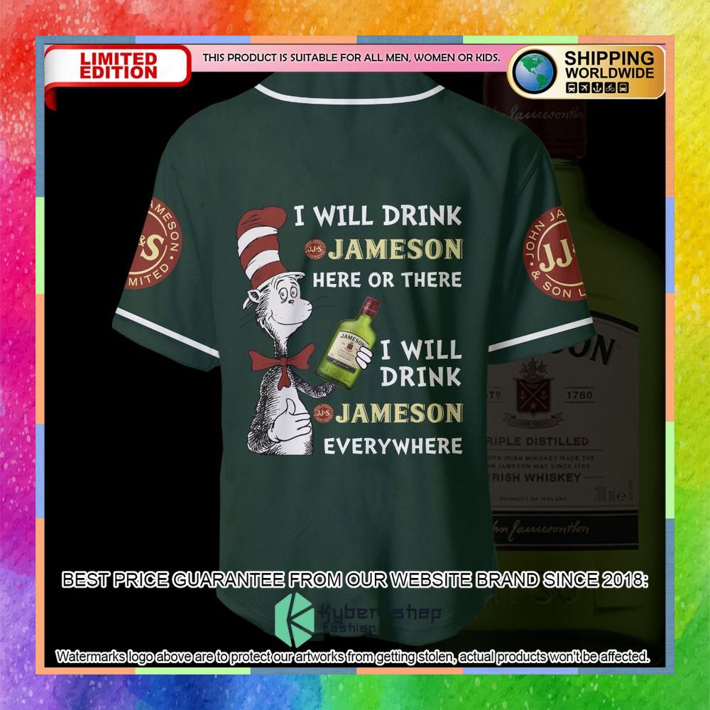 Personalized Dr Seuss I Will Drink Jameson Irish Whiskey Here Or There Baseball Jersey 8 personalized dr seuss i will drink jameson irish whiskey here or there baseball jersey 4 816