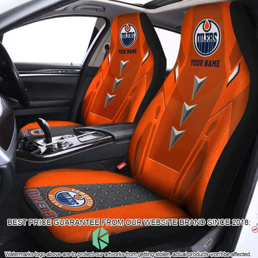 personalized edmonton oilers car seat covers 1 49