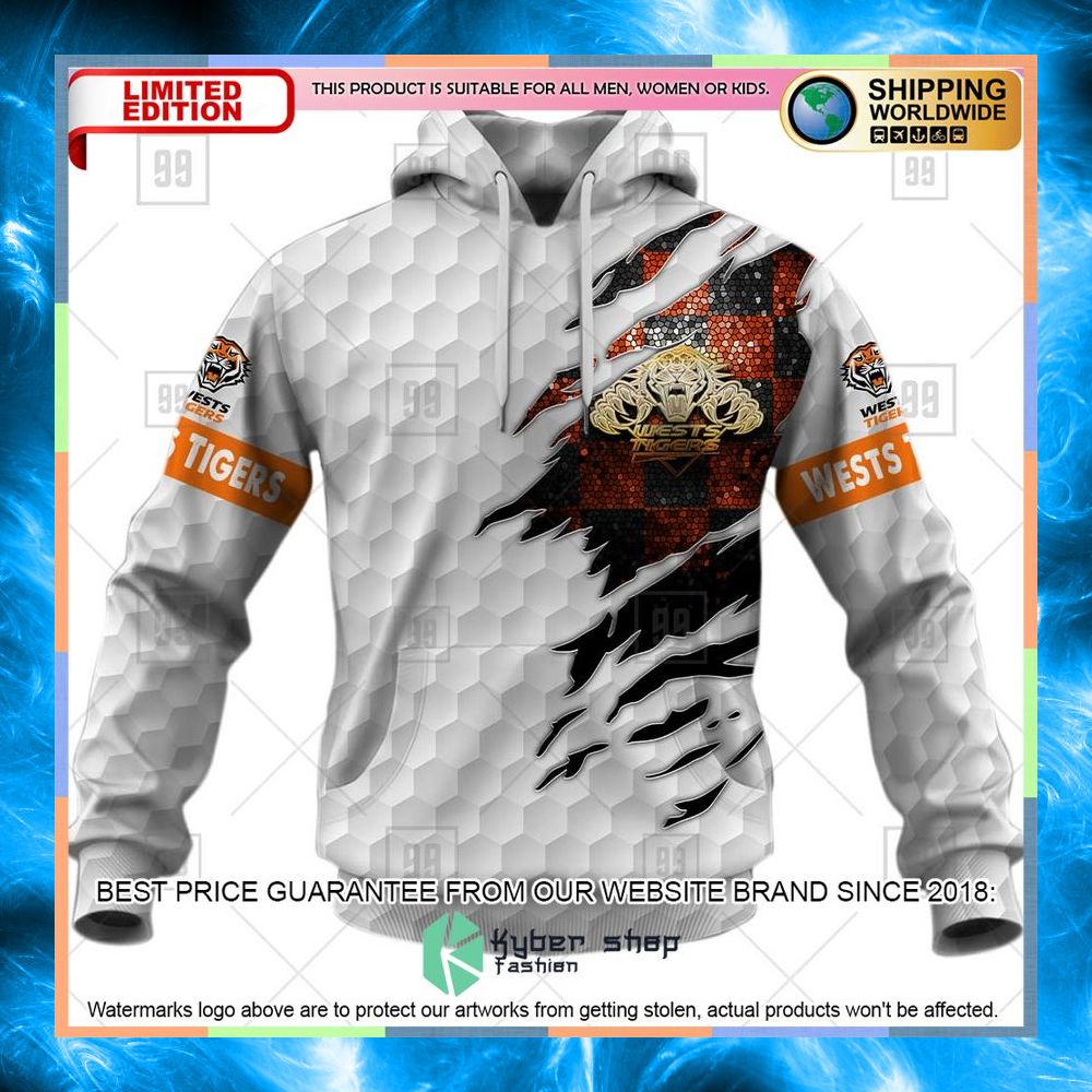 Personalized Golf NRL Wests Tigers Hoodie, Shirt 9 personalized golf nrl wests tigers hoodie shirt 2 156