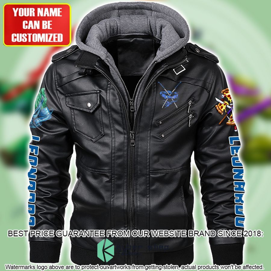 Personalized Leonardo Teenage Mutant Ninja Turtles Leather Jacket 3 personalized leonardo teenage mutant ninja turtles leather jacket 3 805
