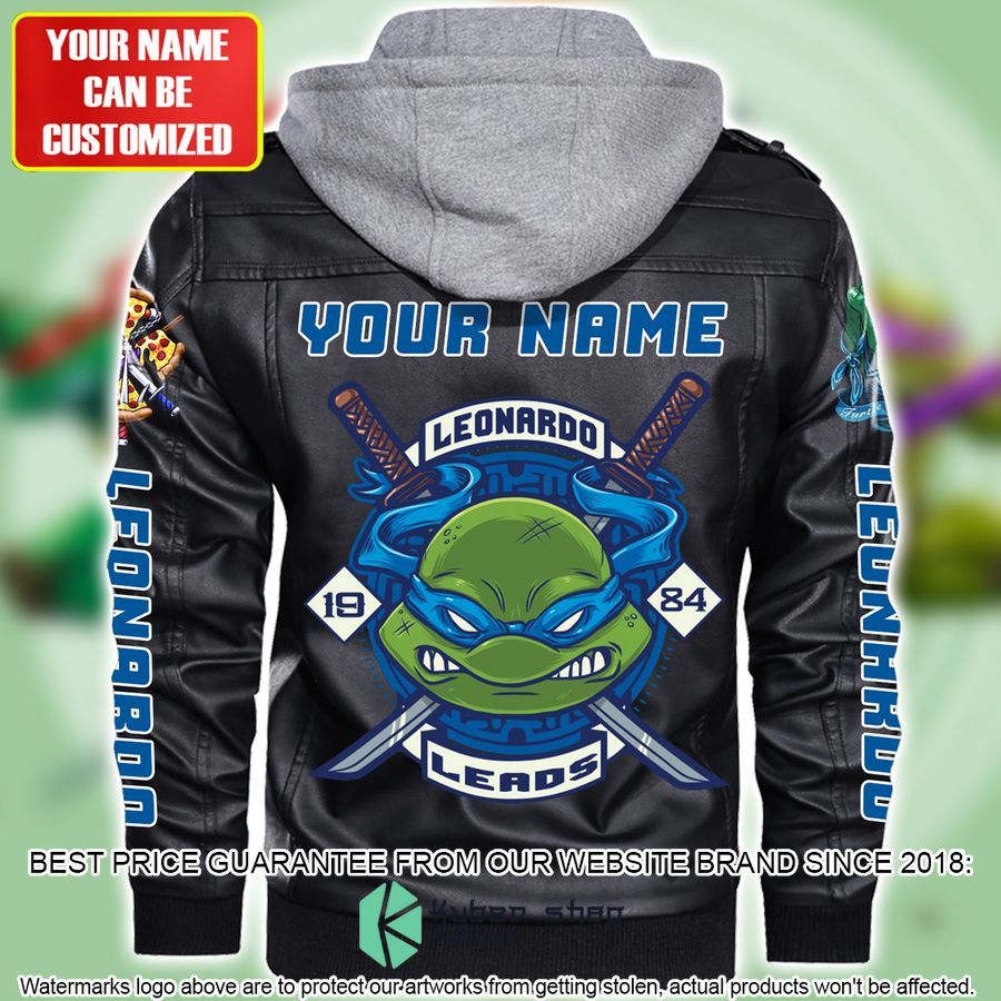 Personalized Leonardo Teenage Mutant Ninja Turtles Leather Jacket 4 personalized leonardo teenage mutant ninja turtles leather jacket 4 617