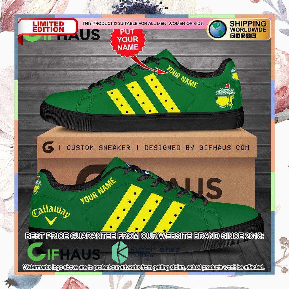 Personalized Masters Tournament Callaway Stan Smith Shoes 3 personalized masters tournament callaway stan smith shoes 1 48