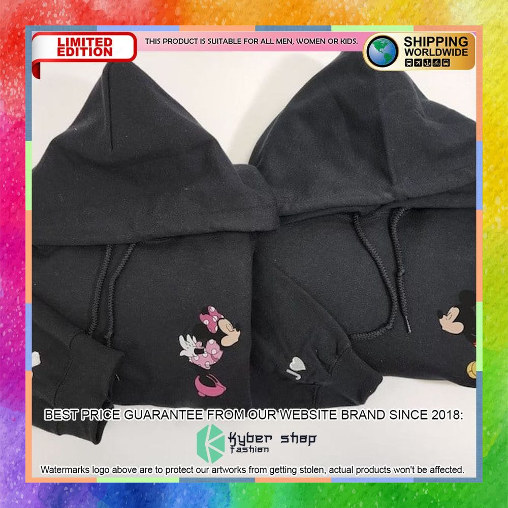 Personalized Mickey x Minnie Couple Embroided Shirt, Hoodie 6 personalized mickey x minnie couple embroided shirt 2 320