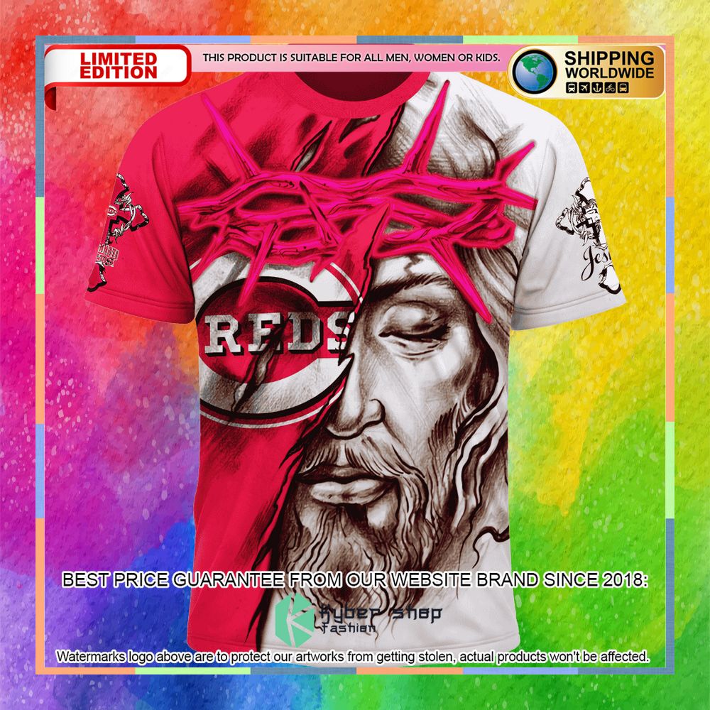 Personalized MLB Cincinnati Reds Jesus Shirt, Hoodie 5 personalized mlb cincinnati reds jesus shirt hoodie 5 756