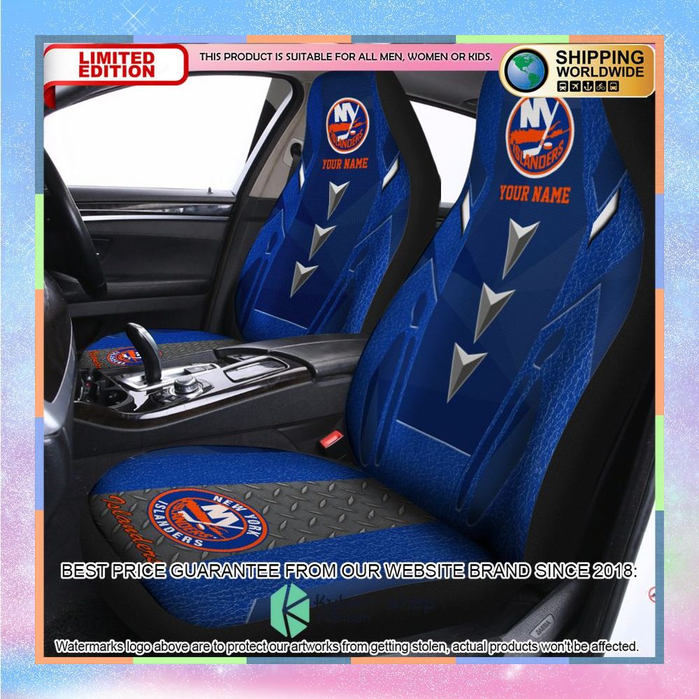 personalized new york islanders car seat covers 1 989