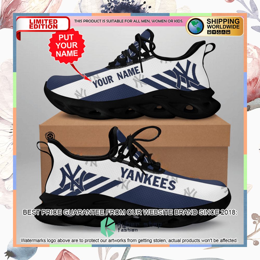 Personalized New York Yankees Max Soul Shoes 5 personalized new york yankees max soul shoes 1 335