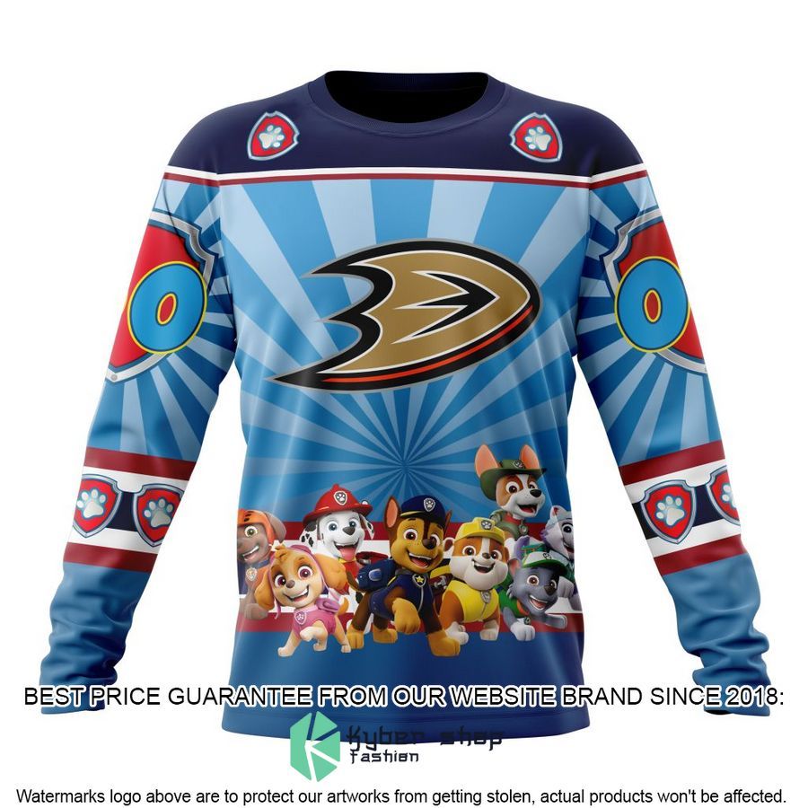 Personalized NHL Anaheim Ducks Special Paw Patrol Kits Hoodie Mask 6 personalized nhl anaheim ducks special paw patrol kits hoodie mask 6 579