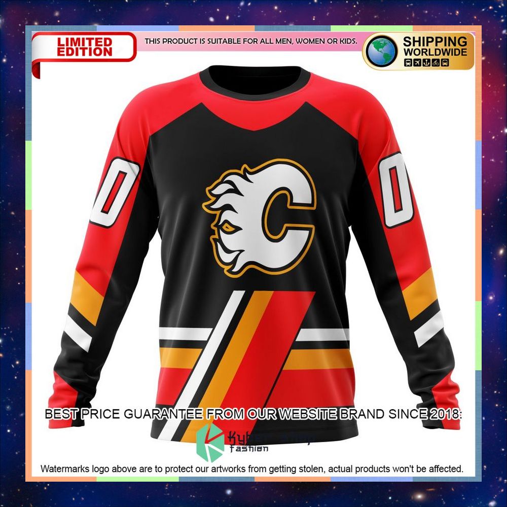 personalized nhl calgary flames reverse 2022 shirt hoodie 6 702
