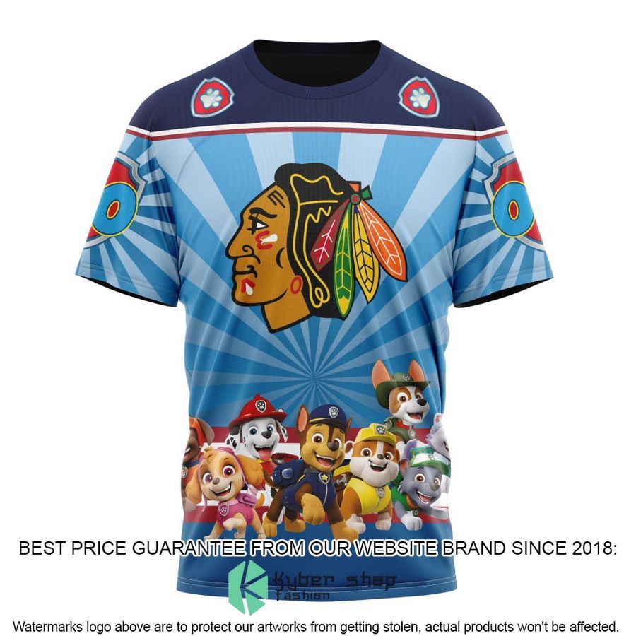Personalized NHL Chicago Blackhawks Special Paw Patrol Kits Hoodie Mask 8 personalized nhl chicago blackhawks special paw patrol kits hoodie mask 8 25