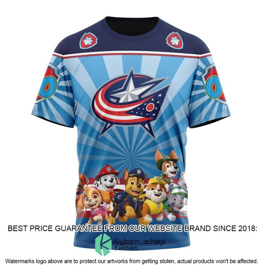 Personalized NHL Columbus Blue Jackets Special Paw Patrol Kits Hoodie Mask 8 personalized nhl columbus blue jackets special paw patrol kits hoodie mask 8 412