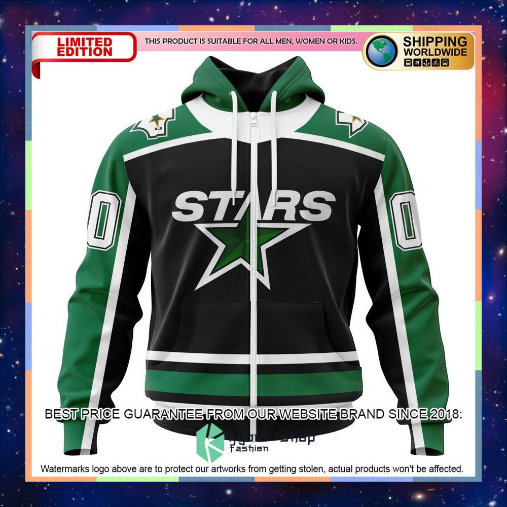 personalized nhl dallas stars reverse 2022 shirt hoodie 2 540