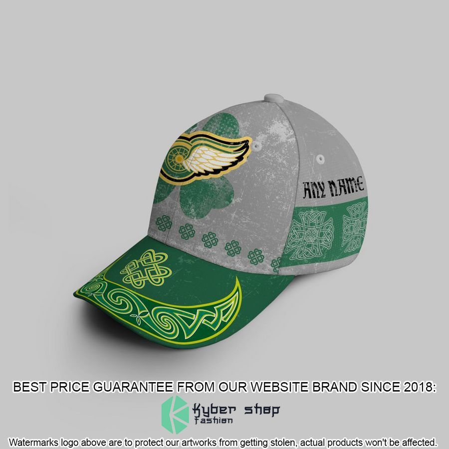 Personalized NHL Detroit Red Wings St Patrick Days Concepts Cap 3 personalized nhl detroit red wings st patrick days concepts cap 3 913