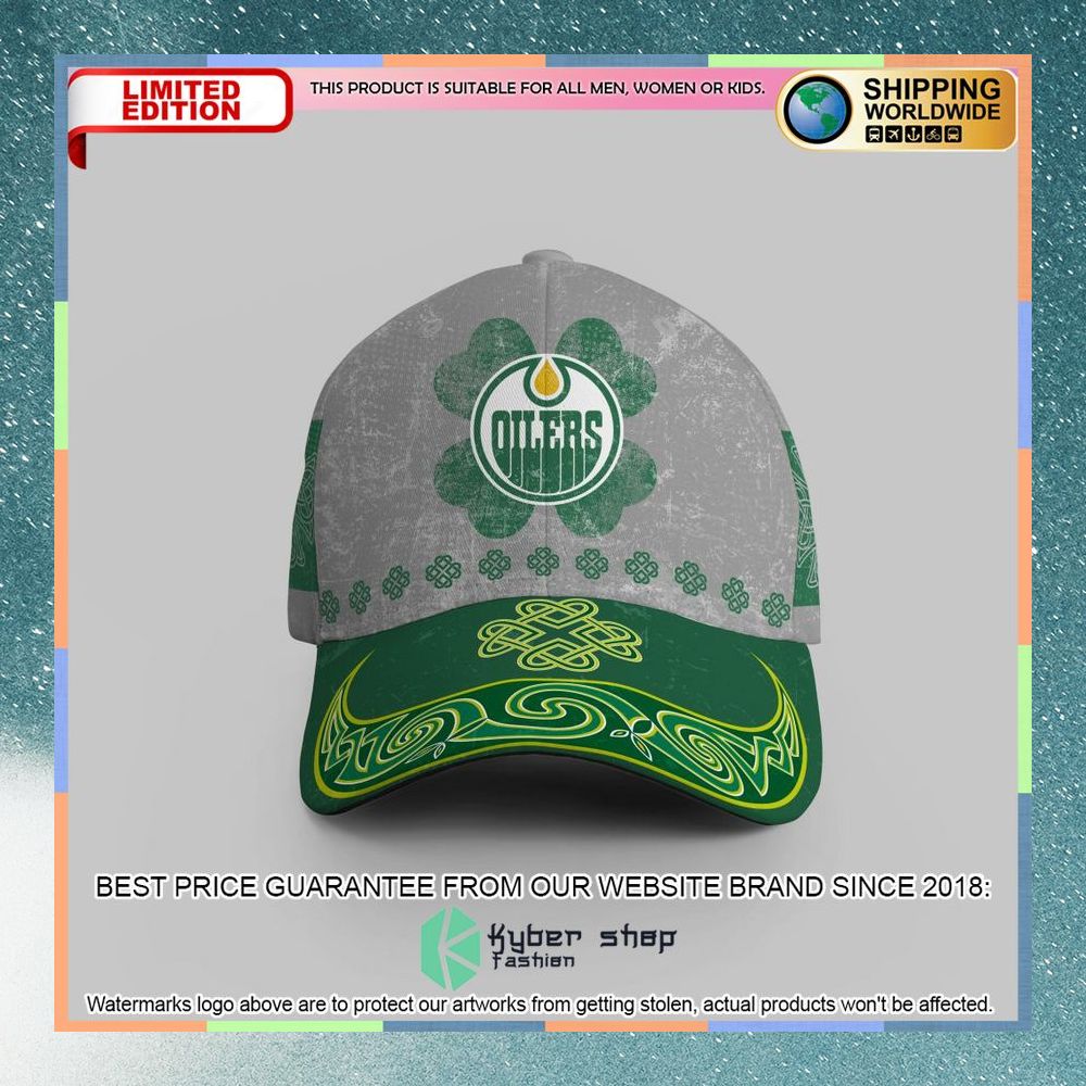 Personalized NHL Edmonton Oilers St Patrick Days Concepts Cap 5 personalized nhl edmonton oilers st patrick days concepts cap 1 836