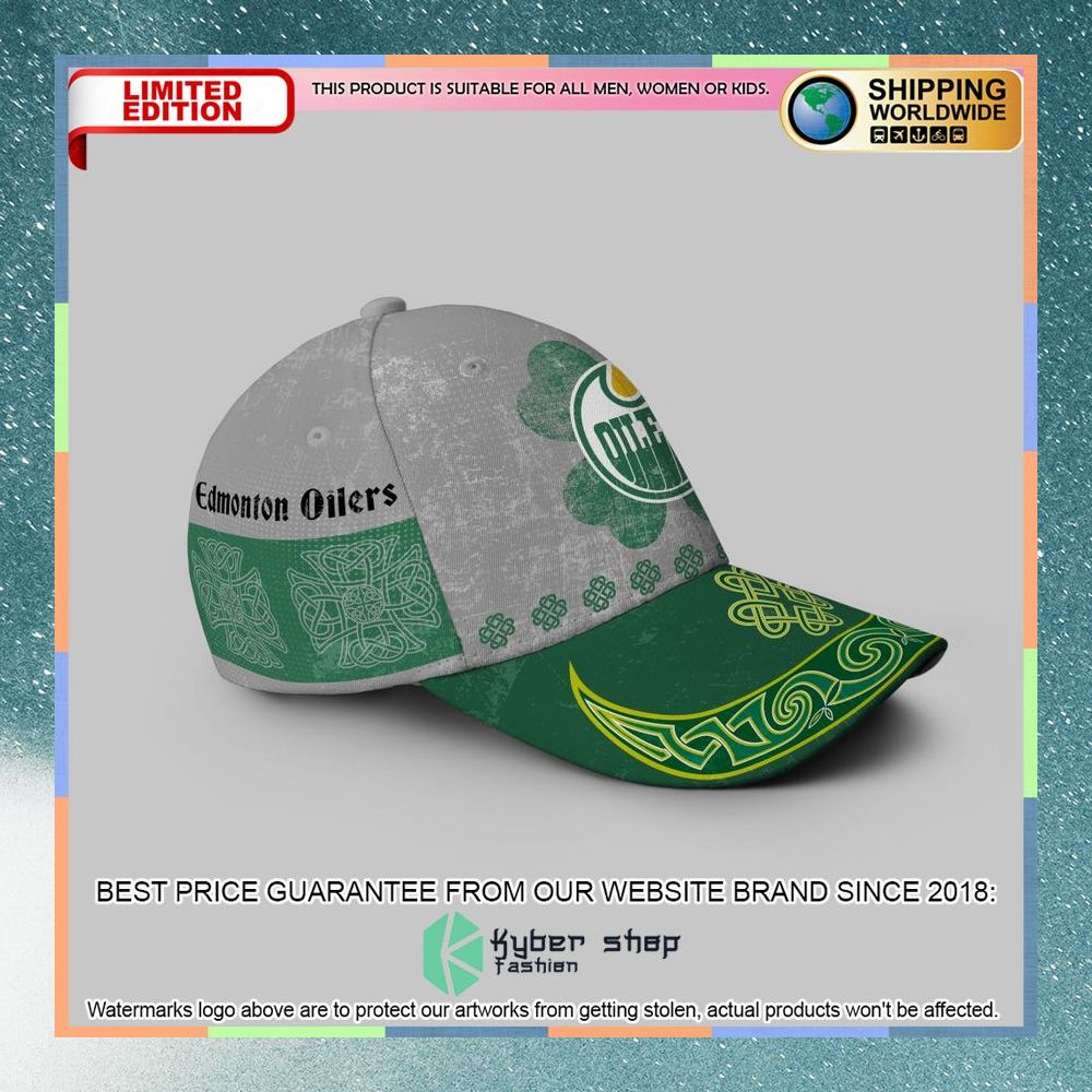 Personalized NHL Edmonton Oilers St Patrick Days Concepts Cap 6 personalized nhl edmonton oilers st patrick days concepts cap 2 22