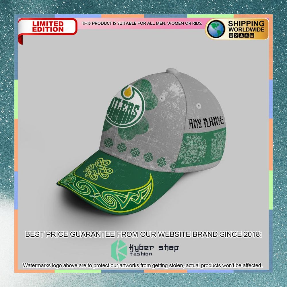 Personalized NHL Edmonton Oilers St Patrick Days Concepts Cap 7 personalized nhl edmonton oilers st patrick days concepts cap 3 573