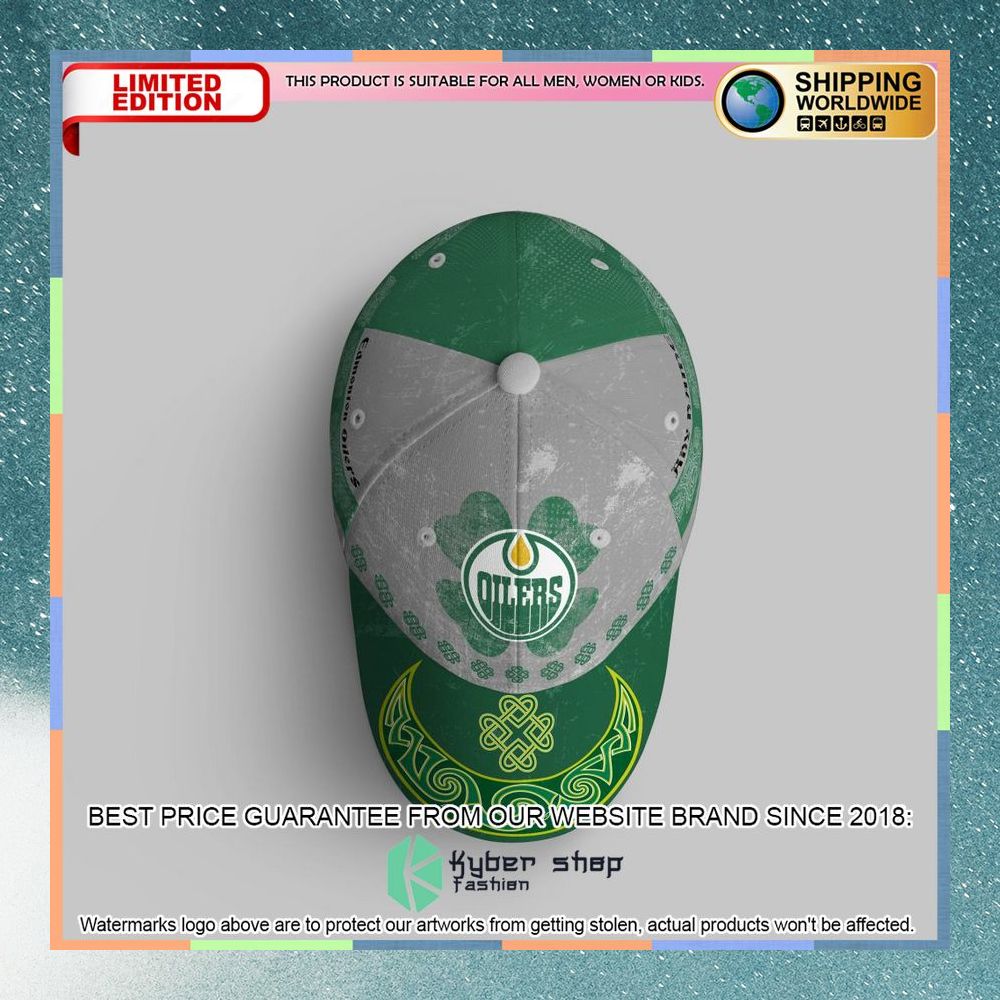 Personalized NHL Edmonton Oilers St Patrick Days Concepts Cap 8 personalized nhl edmonton oilers st patrick days concepts cap 4 922