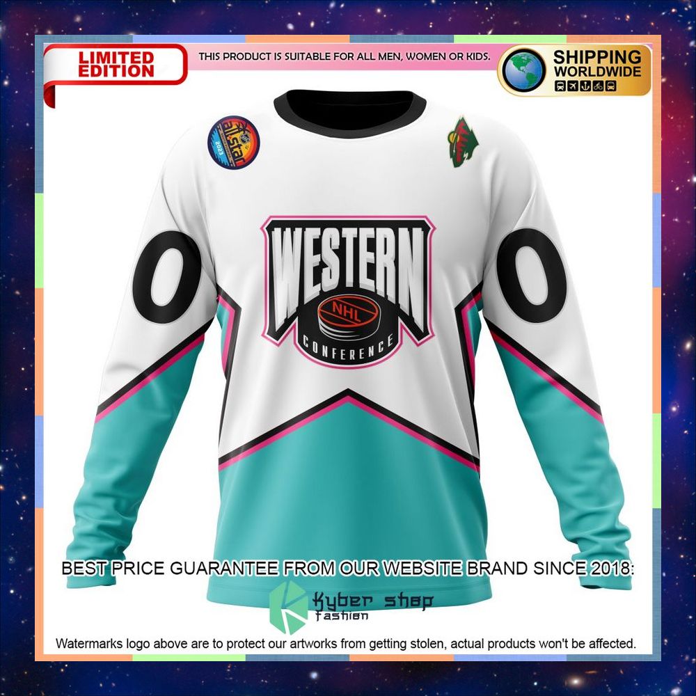 personalized nhl minnesota wild all star western conference 2023 shirt hoodie 6 925