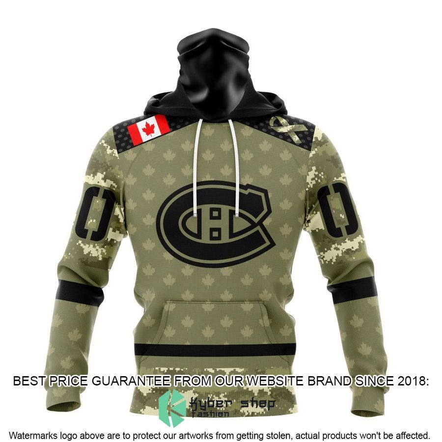 personalized nhl montreal canadiens special camo military appreciation shirt hoodie 4 245