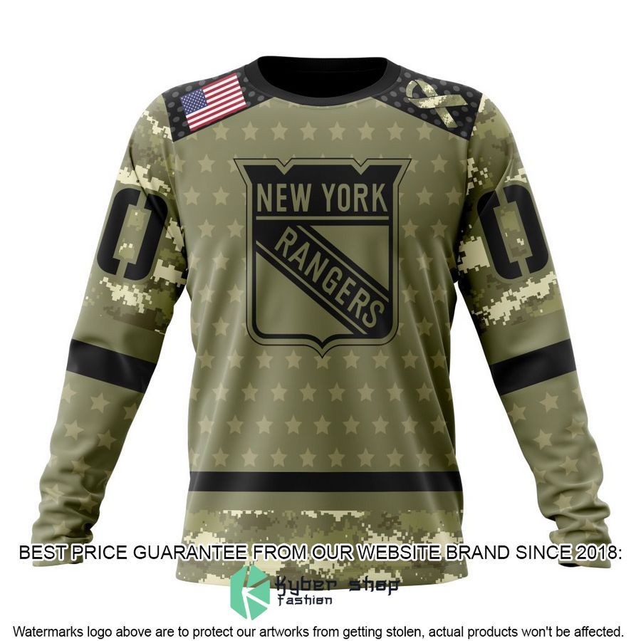 personalized nhl new york rangers special camo military appreciation shirt hoodie 6 297