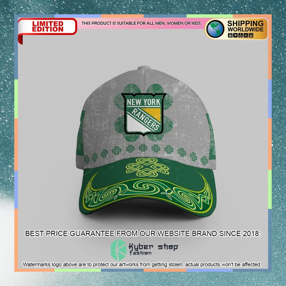 Personalized NHL New York Rangers St Patrick Days Concepts Cap 5 personalized nhl new york rangers st patrick days concepts cap 1 146