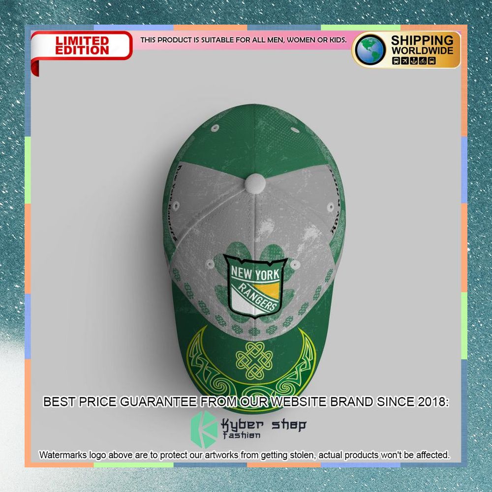 Personalized NHL New York Rangers St Patrick Days Concepts Cap 8 personalized nhl new york rangers st patrick days concepts cap 4 369
