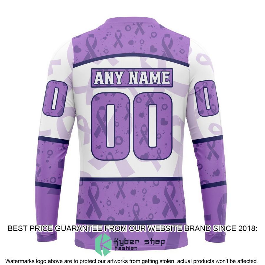 personalized nhl pittsburgh penguins special lavender fight cancer shirt hoodie 7 490