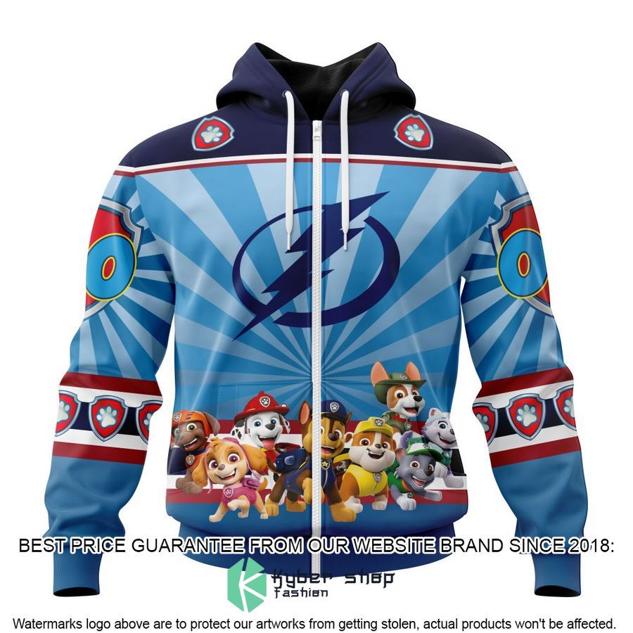 personalized nhl tampa bay lightning special paw patrol kits hoodie mask 2 351