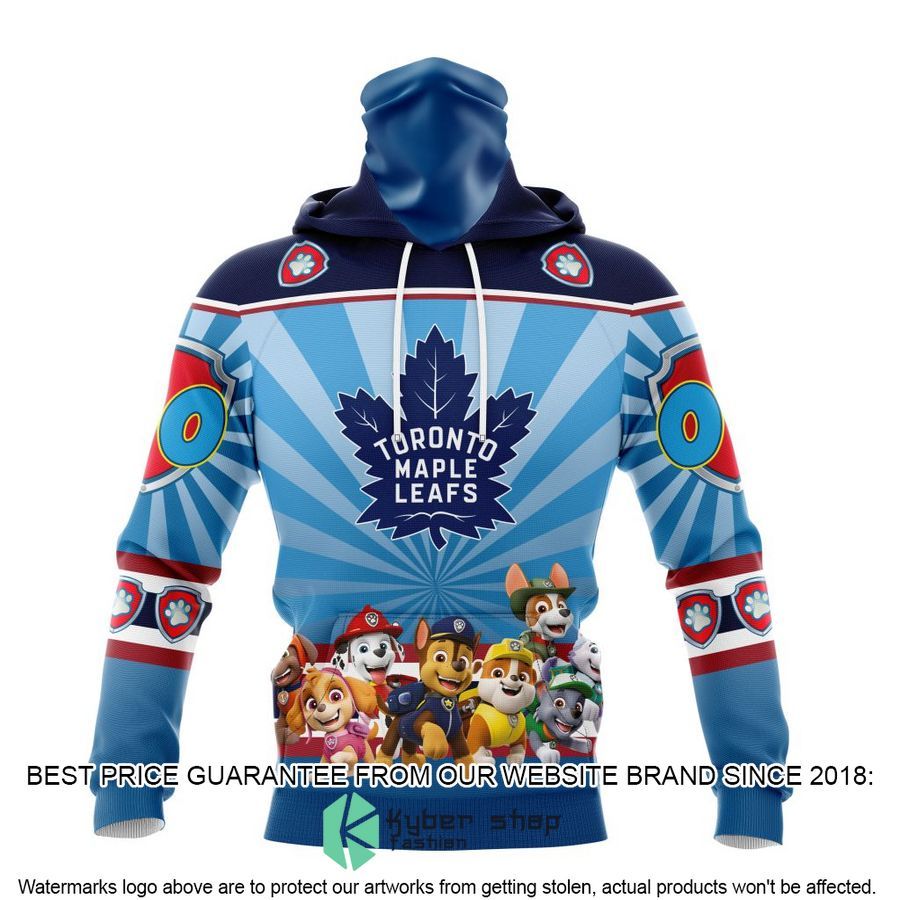 Personalized NHL Toronto Maple Leafs Special Paw Patrol Kits Hoodie Mask 4 personalized nhl toronto maple leafs special paw patrol kits hoodie mask 4 814