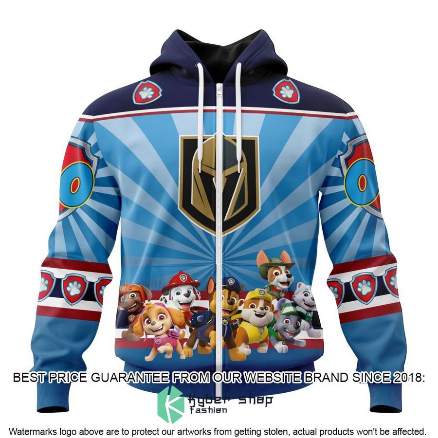 personalized nhl vegas golden knights special paw patrol kits hoodie mask 2 213