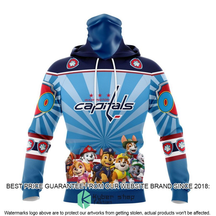 Personalized NHL Washington Capitals Special Paw Patrol Kits Hoodie Mask 4 personalized nhl washington capitals special paw patrol kits hoodie mask 4 565