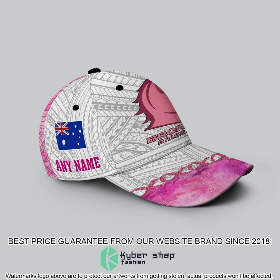 personalized nrl brisbane broncos we fights again cancer with samoa spirits cap 2 364