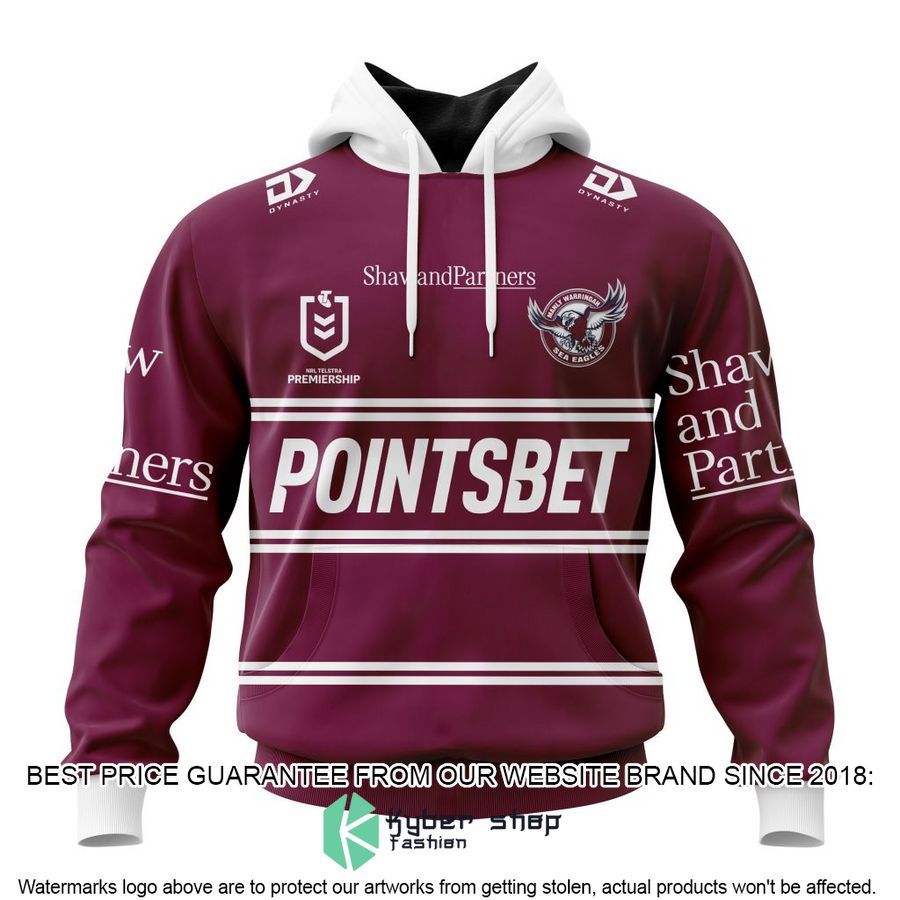 personalized nrl manly warringah sea eagles home shirt hoodie 1 947