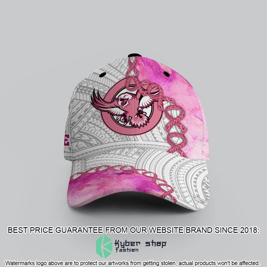 personalized nrl manly warringah sea eagles we fights again cancer with samoa spirits cap 1 639